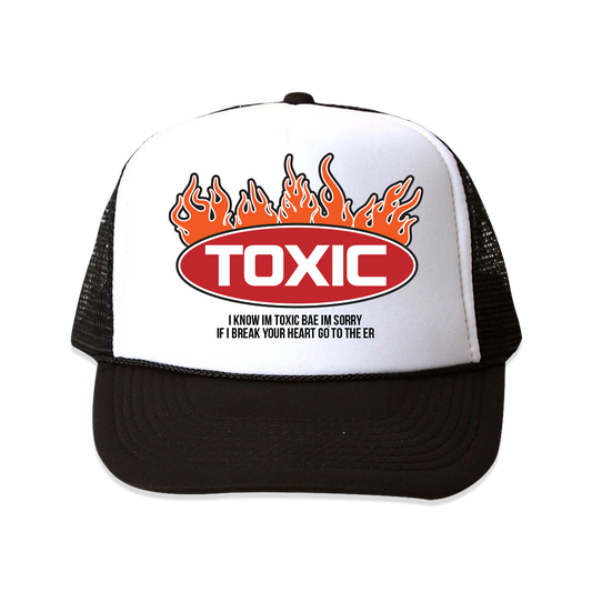 Toxic Trucker Hat - Black