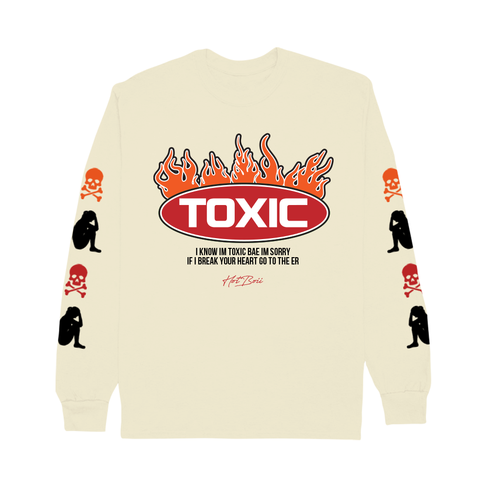 Toxic LS T-Shirt - Cream